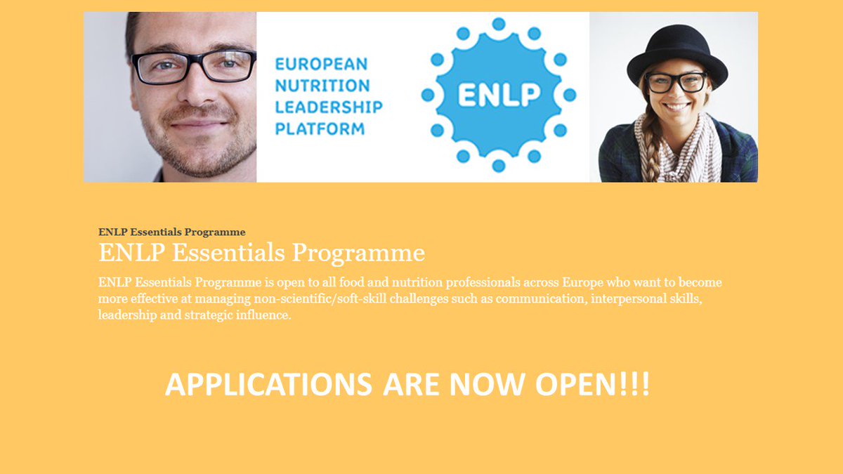 ENLP_Lead's tweet photo. ✅Applications for the ENLP Essentials Programme are now open!!! Deadline is 10/12/17➡️Apply here https://t.co/hfdKSzOjnb https://t.co/6B5wMUwZnC