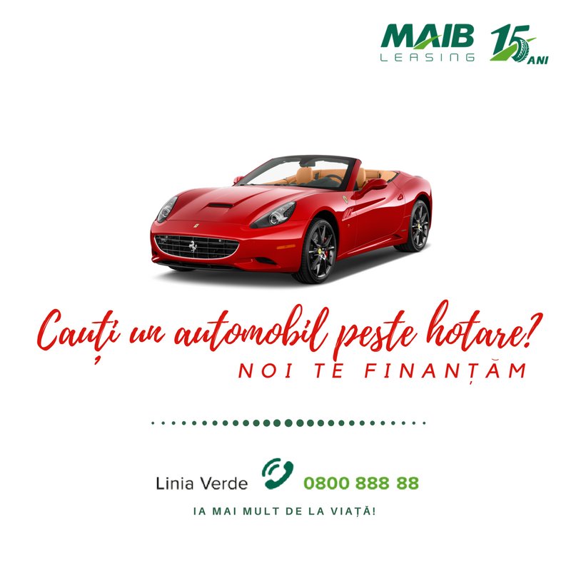 MaibLeasing's tweet photo. Hai la noi! ;) #auto #importauto #leasing #maib https://t.co/1XPWfNtEPP