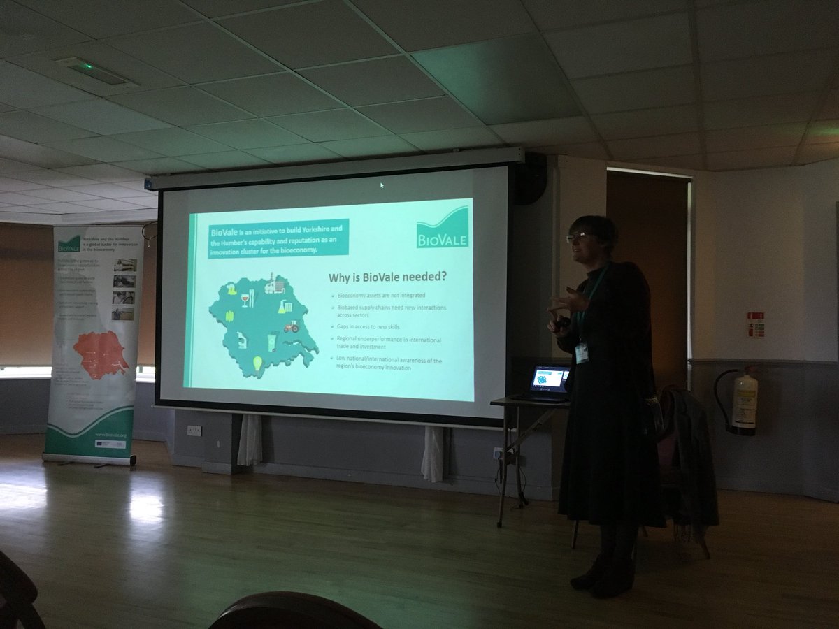 BioYorkshire's tweet photo. Our CEO @MaggieBioVale kicks off our #feedstock event with an intro to #biovale & info about our expert speakers #innovation #cluster https://t.co/VX9pKBDqHN