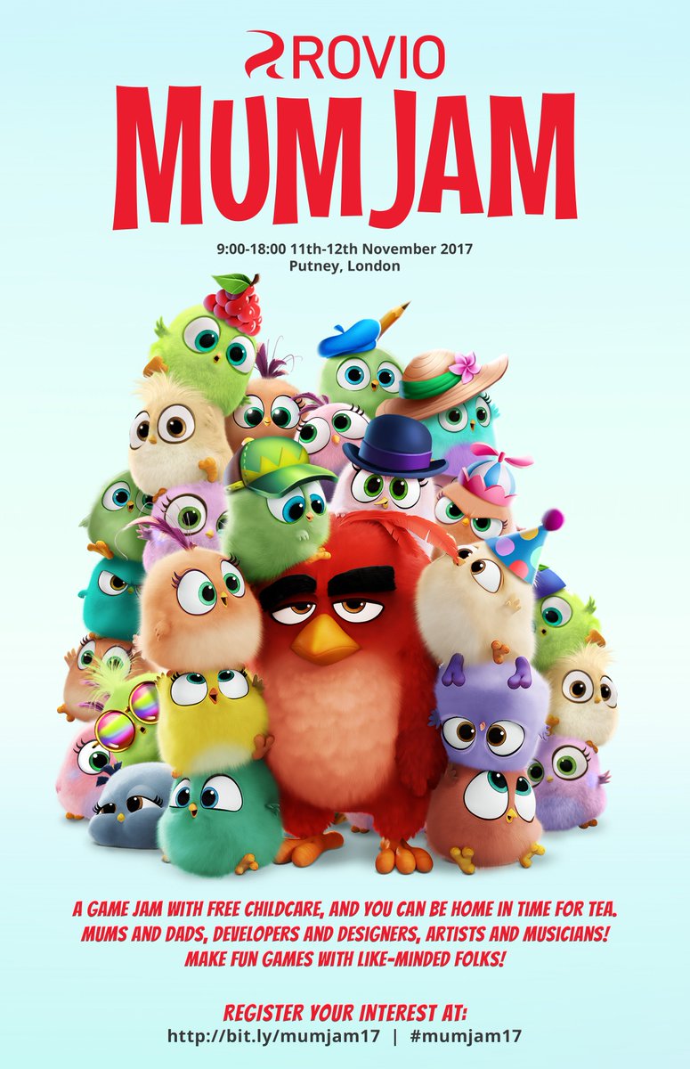 Sorrell's tweet photo. It's almost #mumjam17 a game jam with free child care. Love to see you there and hang out. Couple of spots left! https://t.co/s4hQzka8X4 https://t.co/h68Sb5ZriO