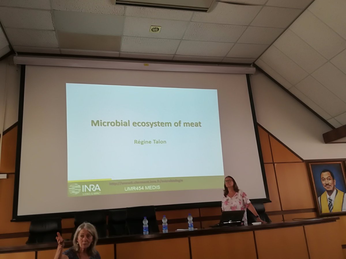 UFH_AnimalSci's tweet photo. We are all about that #Meat and Microbes Business today with Dr Regine Talon. @VosterMuchenje @Lee_Believe @Zimmysoji @pearlswell https://t.co/LwjIwAYVya