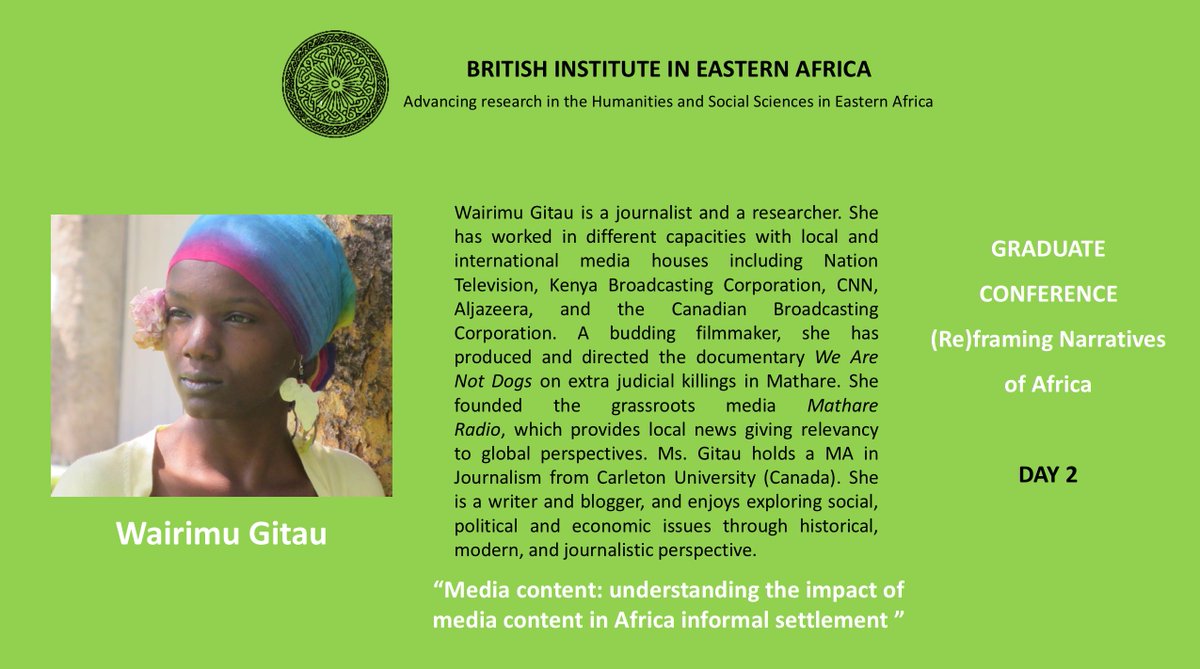 biea_phd's tweet photo. Here are some of our speakers: Wairimu Gitau &amp; Peter Odongo will be giving a paper at our Annual Graduate Conference on 4th November. https://t.co/51j7iGvOaE