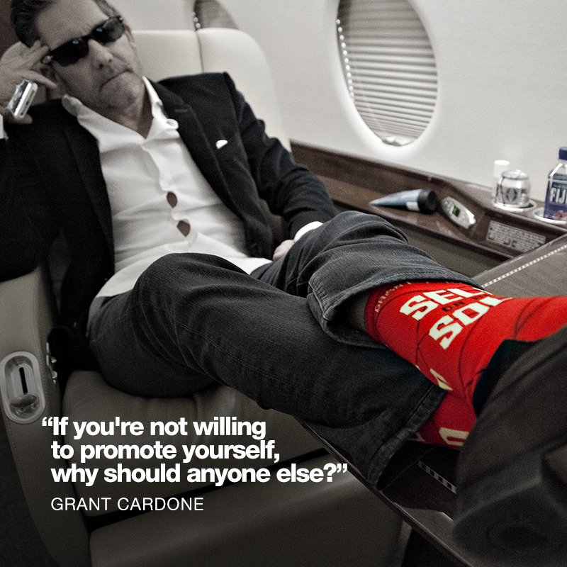 There is no such thing as shameful promotion unless you're ashamed of your product. #grantcardone #quoteoftheday