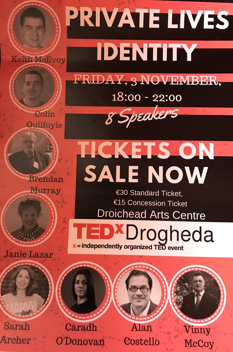 We're on <a href="/LMFMRADIO/">LMFM RADIO</a> a little later on talking about Fri's #TEDxDrogheda event listen to Colin Guilfoyle talk about his experience so far
