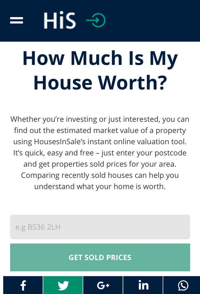 Free Online House Valuation