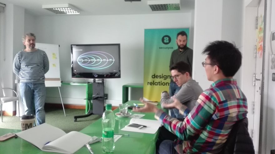 Secuoyas's tweet photo. En la Masterclass sobre nuestro framework 10x para enfocar adecuadamente esfuerzos de diseño.
#SDGC17 #ServiceDesign #Madrid #somossecuoyas https://t.co/MjF7CguHa5