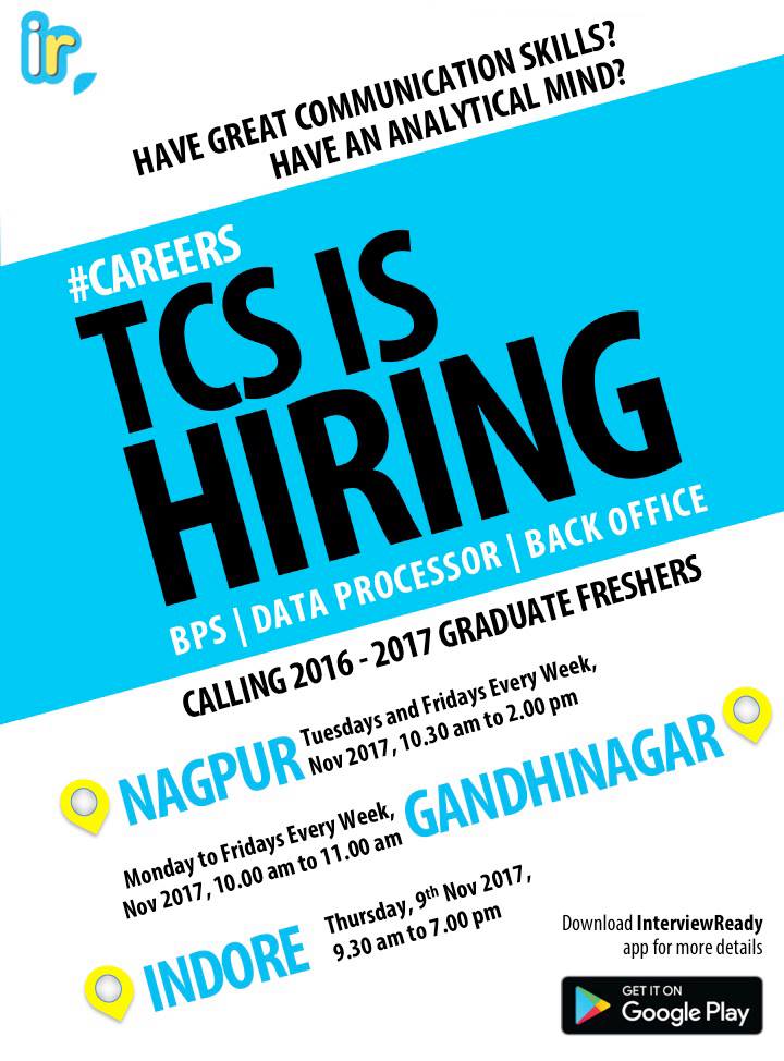 InterviewReady_'s tweet photo. Tata Consultancy Services is Hiring
Download @InterviewReady_ to know more – https://t.co/ozRnGLZ0Fc
#TCSTalent #JobHunt #Hiring https://t.co/er4upLGK2g