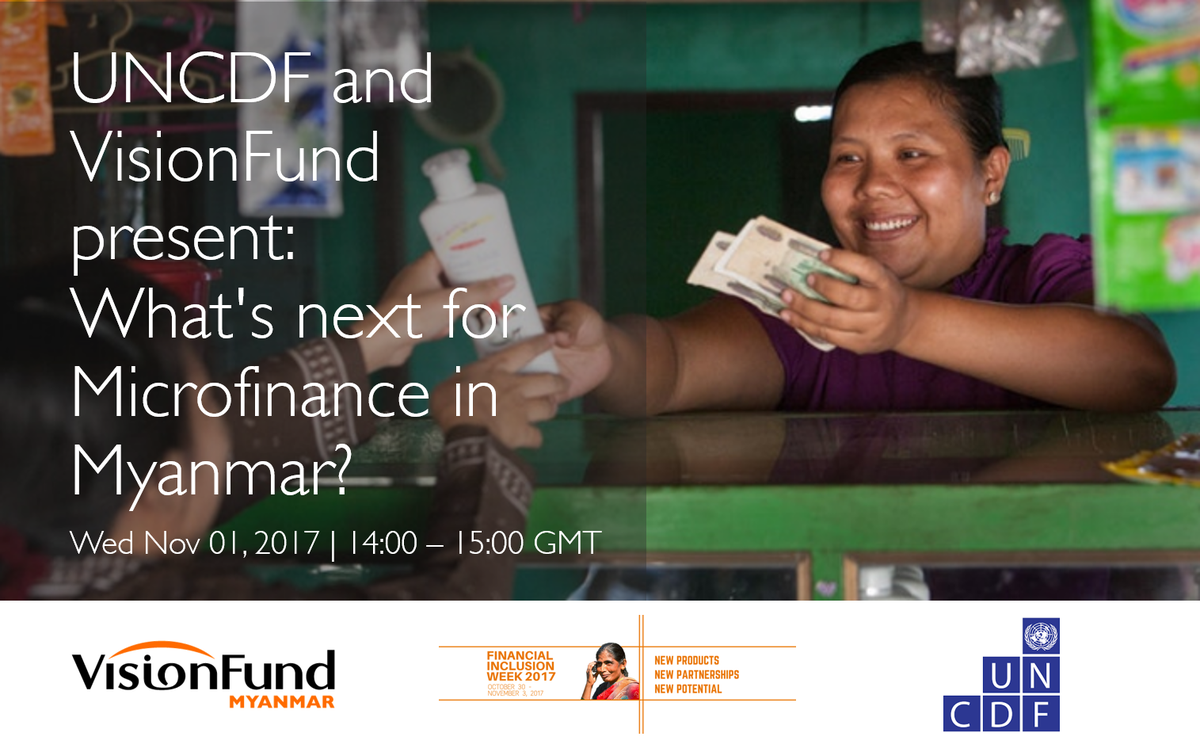 VisionFund's tweet photo. Join us today at 2pm GMT - there's still time to register: https://t.co/FRs786qmsq 
#Microfinance #FinclusionWeek #Myanmar https://t.co/G7ZTX2WGNO