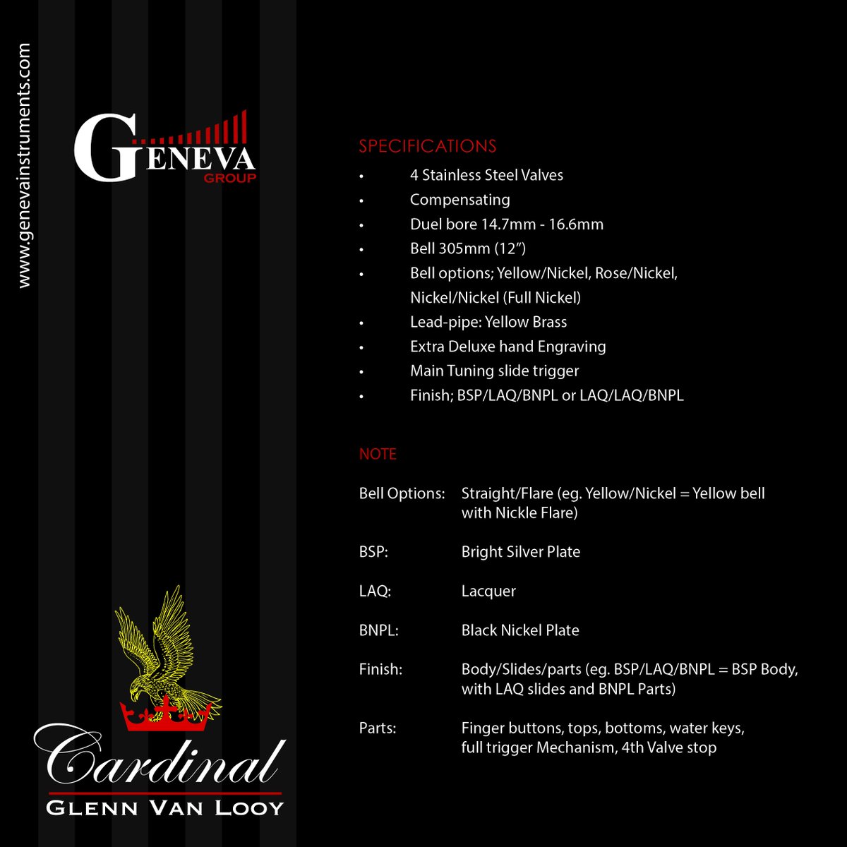 The Glenn Van Looy Cardinal Euphonium...it's a work of art

#GVLcardinal   #glennvanlooy   #genevagroup <a href="/GlennVL/">Glenn Van Looy</a>