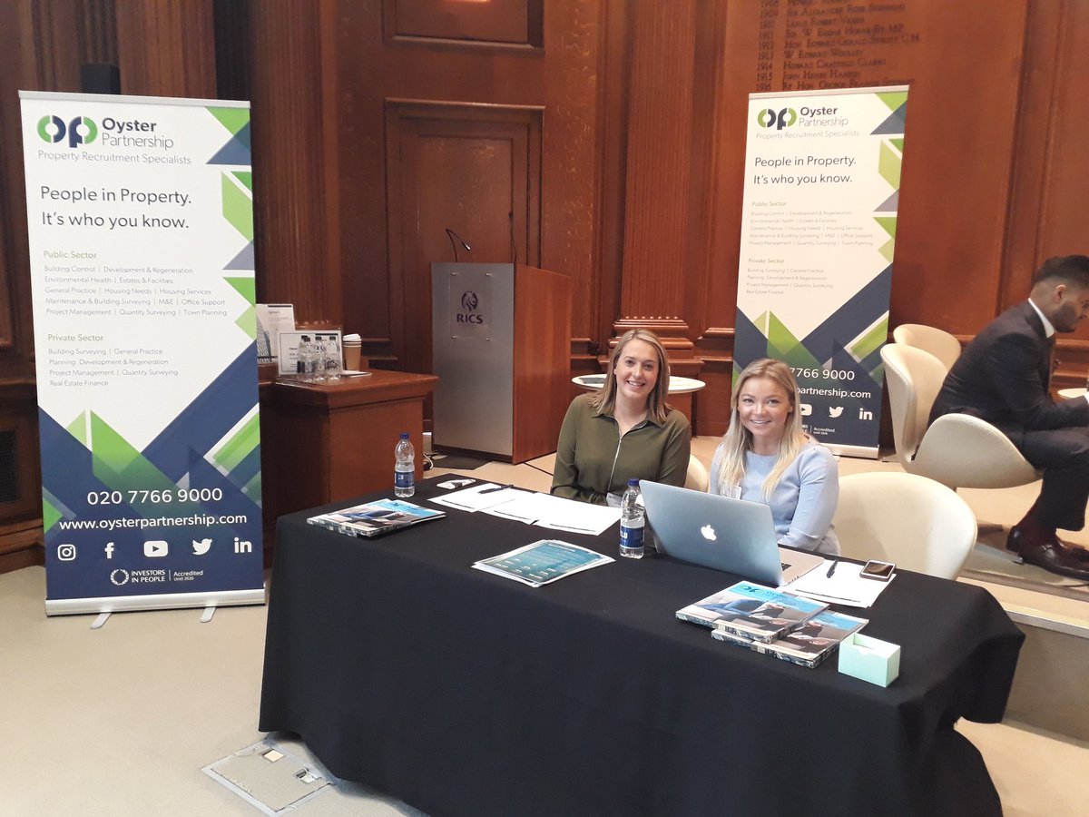 RICSnews's tweet photo. Say hello to @OysterPartners at #RICSRecruitLive for #CV advice and employment opportunities #LoveSurveying https://t.co/TKWUwdHCn3