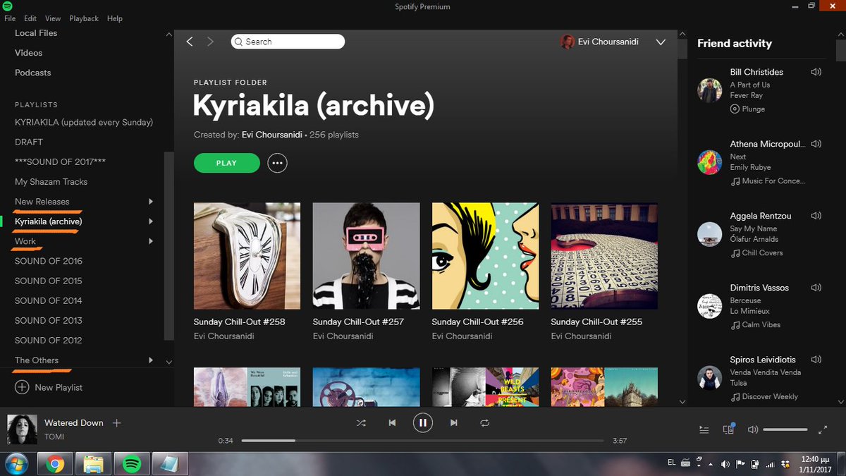 AkouAuto's tweet photo. τι εννοείτε εσείς δεν οργανώνετε τις spotify playlists σας σε folders;;;!
#par8enos https://t.co/nGsg01ekoj