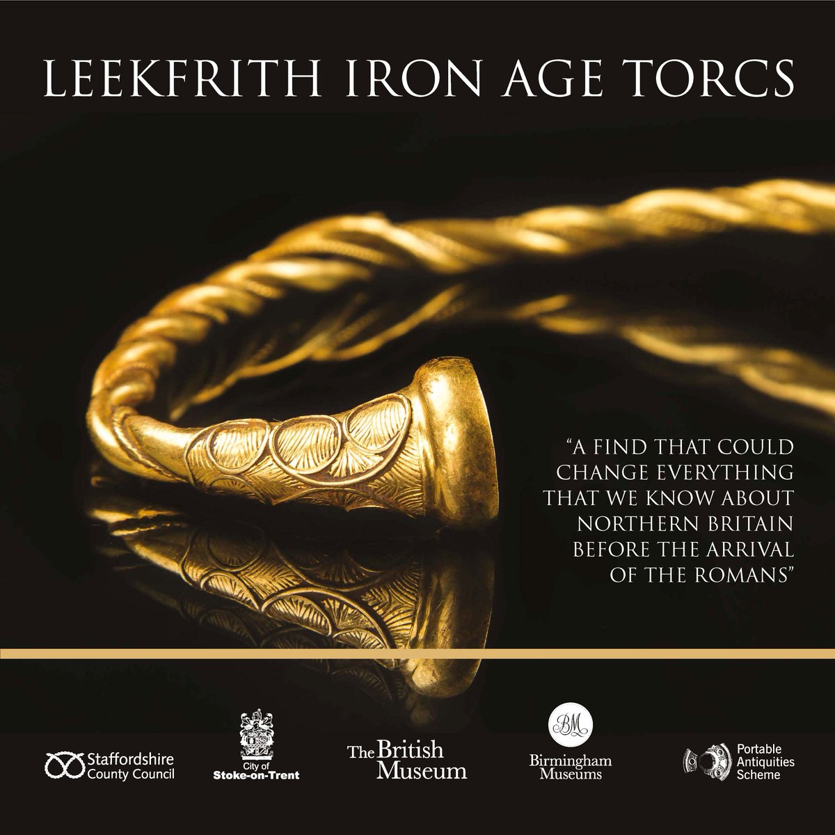 SOTCulture's tweet photo. We need to raise £325k to keep the Leekfrith Iron Age torcs @PotteriesMuseum! Please #digdeep &amp; help us: https://t.co/1MFcRHKVve #sot2021 https://t.co/UtLXM4UBTd