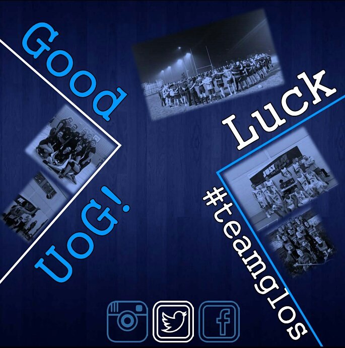 Good luck today UoG! Enjoy yourselves out there and do us all proud! #blueandblue