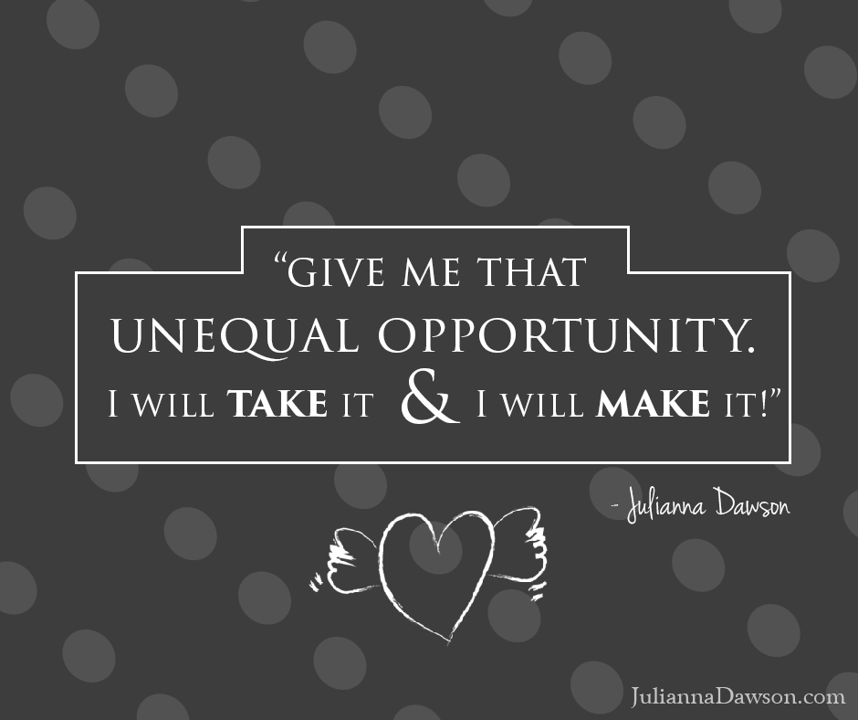 JuliannaMDawson's tweet photo. #WednesdayWisdom When I'm confronted with unequal opportunity, I know I can overcome it. #SuccessUnbound https://t.co/MtHh5rMX4l https://t.co/uwnzjzgG8O