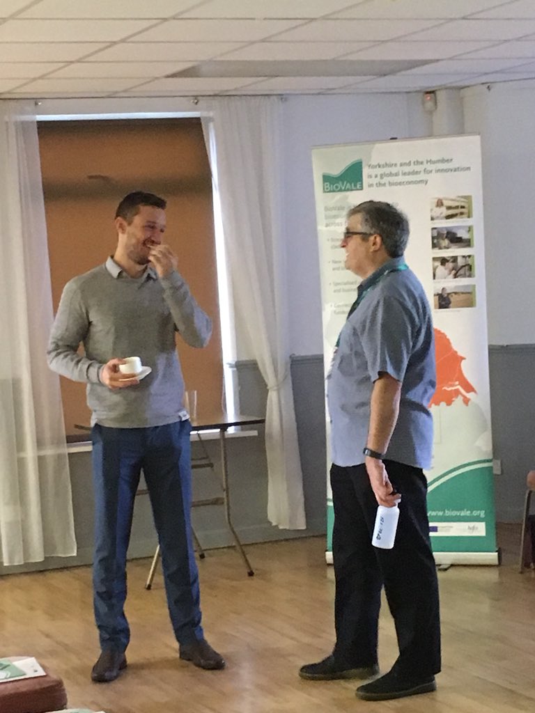 BioYorkshire's tweet photo. Time for a coffee break & networking #focus on #feedstock #biovale #innovation #cluster #anaerobicdigestion #AD https://t.co/2IHLBWqtKX