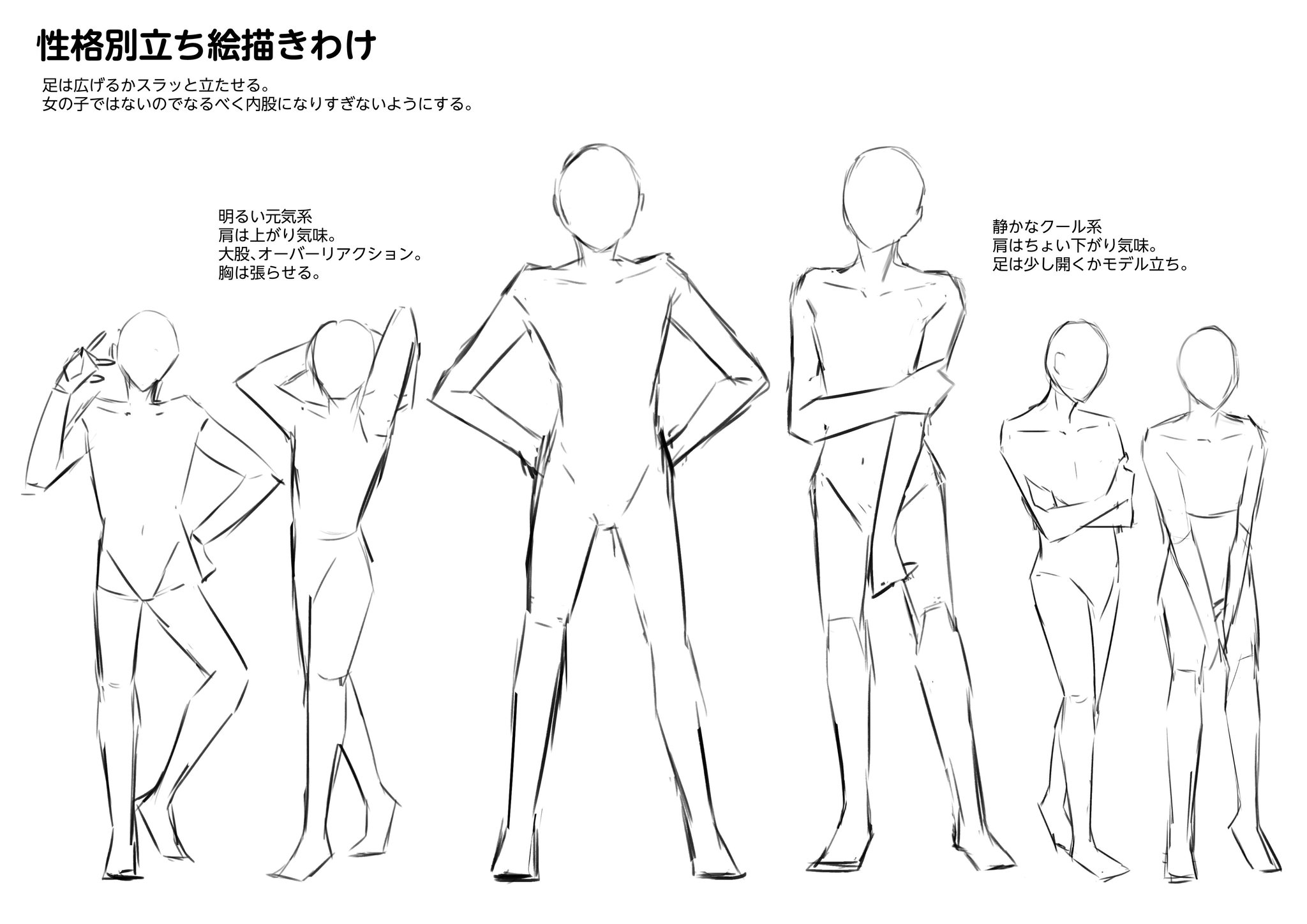 Twitter पर お絵かき講座パルミー 7周年イラコン開催中 性格によって立ち絵も変わる 男性編 明るいお調子者 元気いっぱい熱血漢 クールな切れ者 立ち方だけでキャラのイメージがこんなに変わる O T Co Y0mxtx2u2m Twitter पर お絵かき講座パルミー 7周年イラコン開催中 性格によって立ち絵も変わる 男性編 明るいお調子者 元気いっぱい熱血漢 クールな切れ者 立ち方だけでキャラのイメージがこんなに変わる O T Co Y0mxtx2u2m