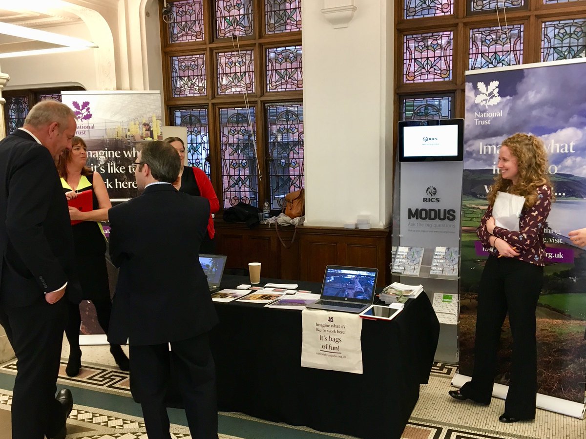 amanda_clack's tweet photo. With 700 people registered to attend great to see #RICSRecruitLive in full swing - thanks to all participants &amp; sponsors @nationaltrust https://t.co/CD3XGOthMJ