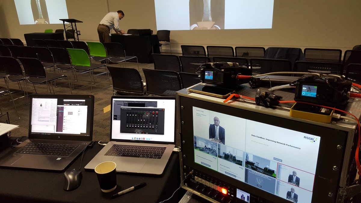 echo_eight's tweet photo. Great day at @RSSB_rail #RRUKAsandbox providing #livestreaming and multi-cam production services. Thanks to @TrickboxTV for all the help! https://t.co/XMRbfORUCy