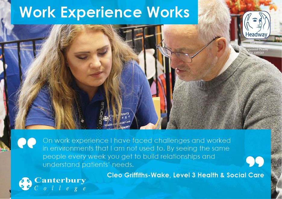 Work experience builds confidence &amp; develops skills. One reason why it is an essential part of our study programme. buff.ly/2yMCwH9