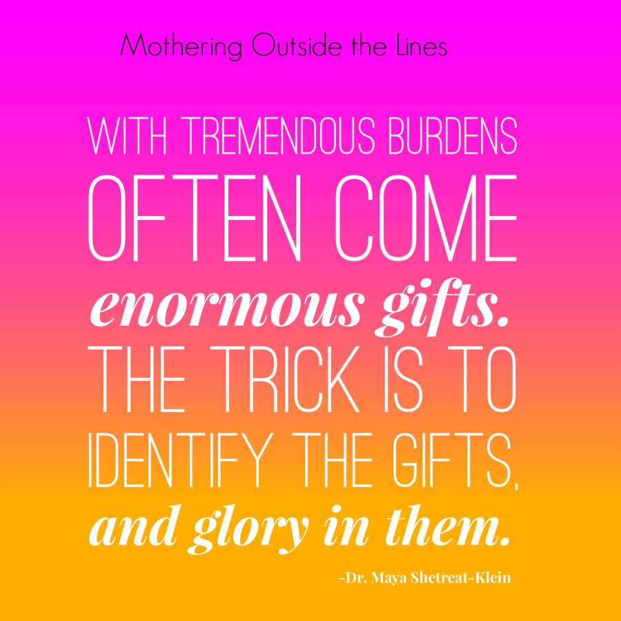 Identify the gifts, and glory in them. #wordstoliveby
