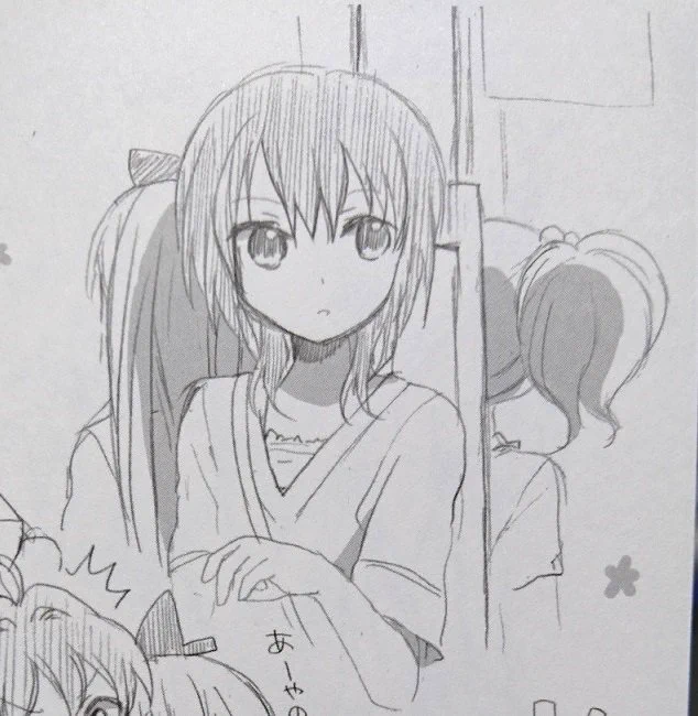 かなり初期だけどなもり先生が描いた結衣のイラストは未だにこれが一番好き
結衣周りは一歩関係が進めばゆるくなくなるって雰囲気が伝わってきてグット 