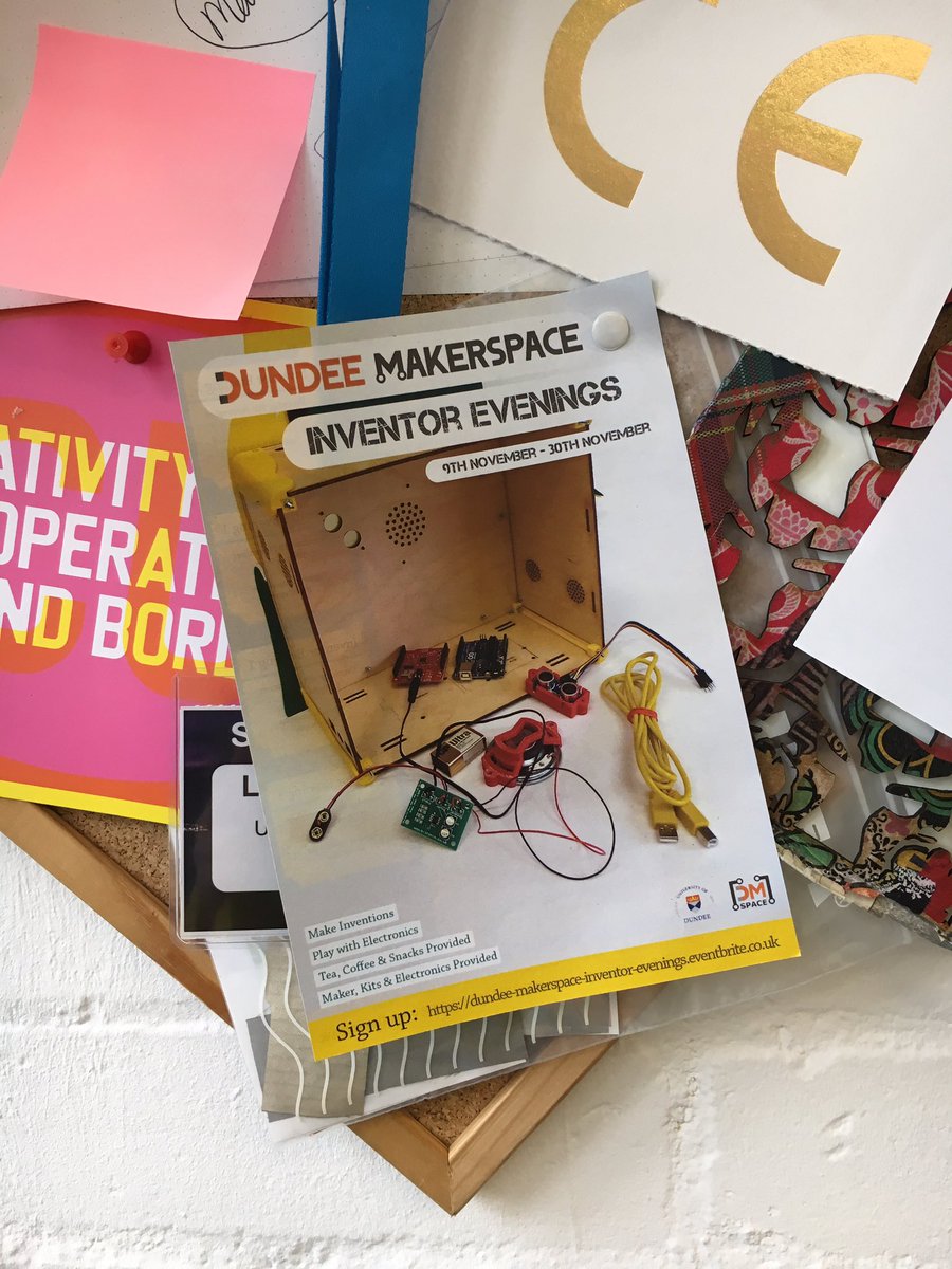 designmeworld's tweet image. Excited for Dundee Makerspace &amp;amp; @dundeeuni Inventor Evenings throughout November! #research #making #inventor #dundee eventbrite.co.uk/e/dundee-maker…