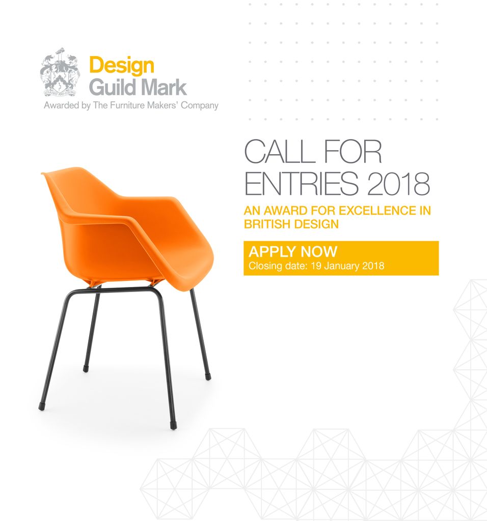 FurnitureMkrsCo's tweet photo. The #DesignGuildMark Award represents the pinnacle of British #furniture #design. Applications for 2018 are now open https://t.co/xJUo6EhcGb https://t.co/qDbSkxLjPw