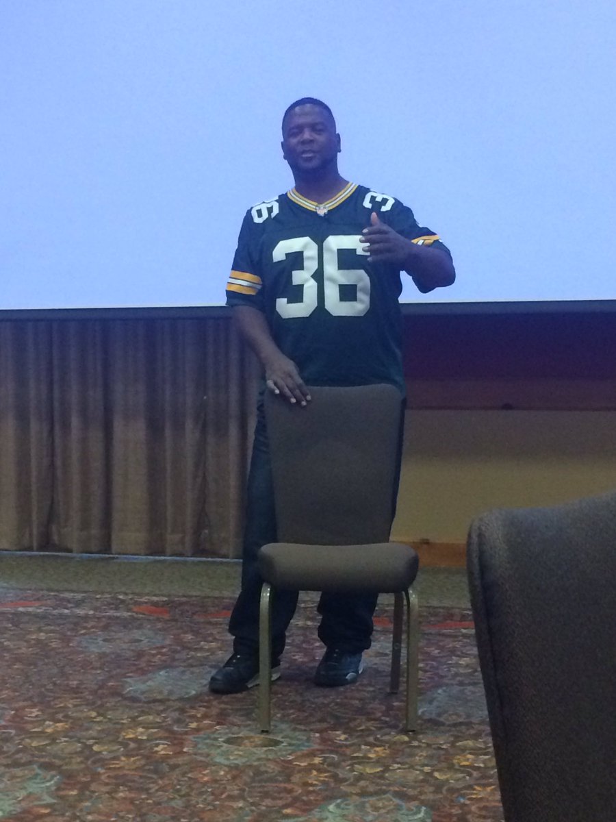 BenNiehausb's tweet photo. Great to listen to and meet @leap36 at #WiRSA2017. "Every successful person had to have a teacher..." Great story and inspiration. Thank you https://t.co/rKNgtYne6g