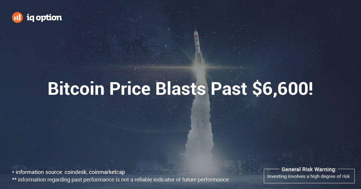 Iq Option Official On Twitter Bitcoin Blasted To A New All Time High Of 6 600 On Wednesday Boosted By Increasing Client Interest In The Cryptocurrency Markets Crypto Https T Co Krkujjemjw