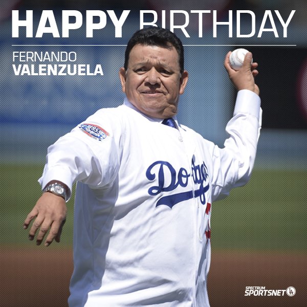 Join us in wishing Fernando Valenzuela a very happy birthday! 