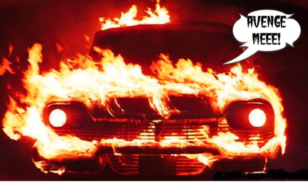 fun_beth's tweet image. #VehicleAttack  Christine lives.