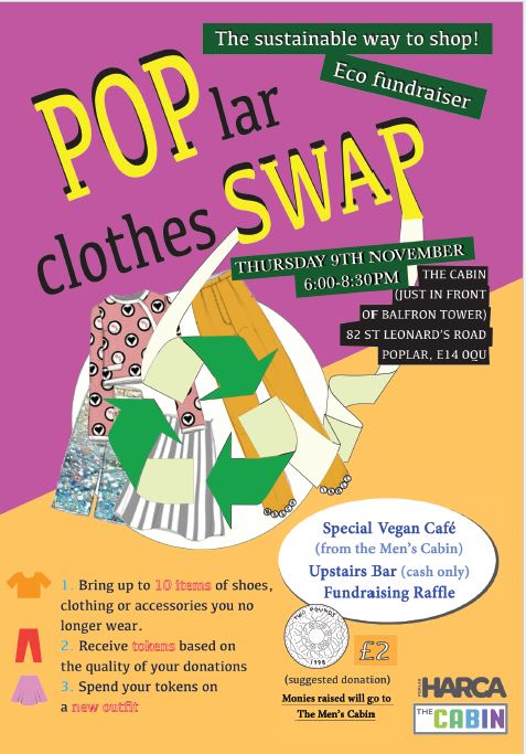 greenprogramme's tweet image. It's time again!  Pop Swap.  9 Nov 6-8:30pm. Swap your old clothes with others for a new outfit. Fun, food &amp;amp; raffle. 
#swishing