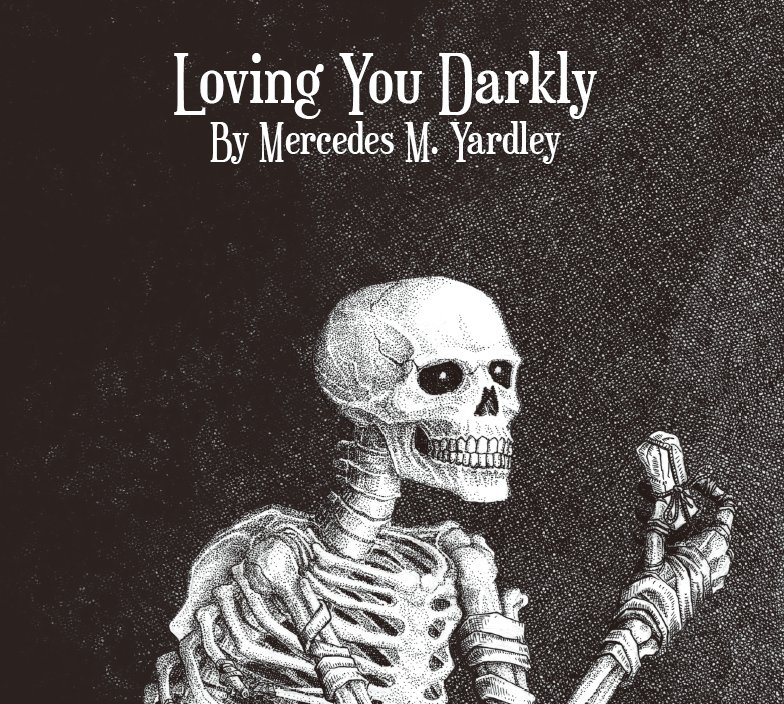 FrictionSeries's tweet photo. “Silva’s lover was built of bones she scavenged from the Killing Fields.” For #Halloween week, “Loving You Darkly” @mercedesmy #friction8 https://t.co/z6b0cnyHF3