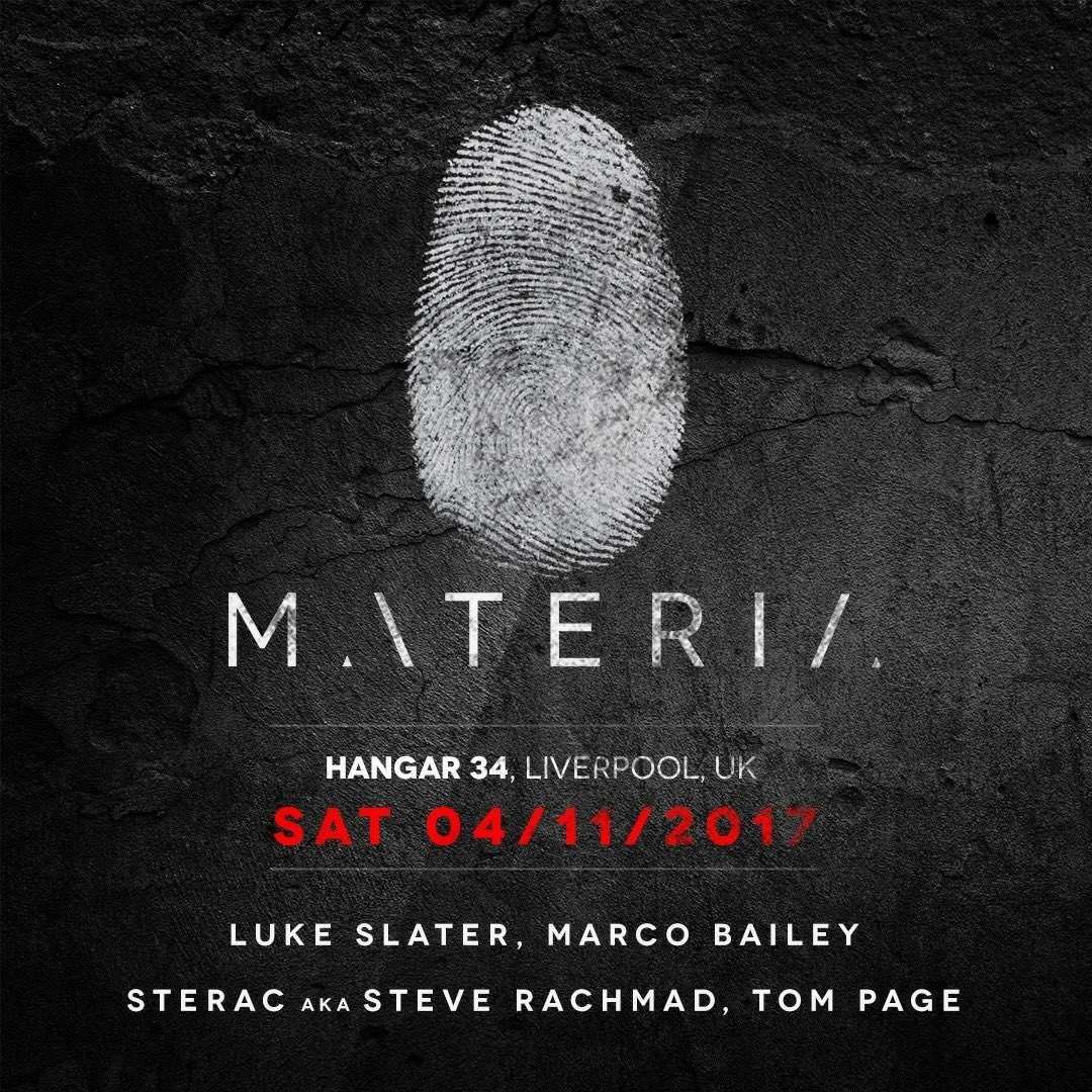 liverpool_event's tweet image. 4.11 // tRiBe presents Materia at @TheHangar34 w/ Luke Slater, Marco Bailey &amp;amp; more