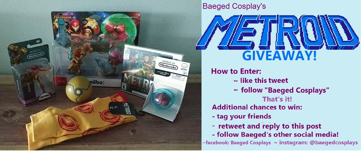 sqwidpuppy's tweet photo. I'm hosting a giveaway!! Who wants free Metroid stuff?
Retweet as many times as you want, as many times a day as you want: it all counts https://t.co/risU5EFfe0