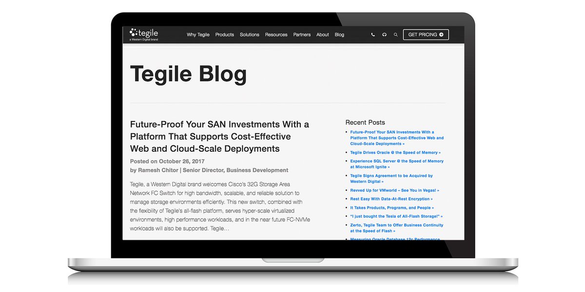 Tegile's tweet photo. New blog from @rameshchitor check it out and learn how @Cisco can help you to #futureproof your #SAN investments! - https://t.co/X8Dg73Z5Z9 https://t.co/t2AobT8NfH