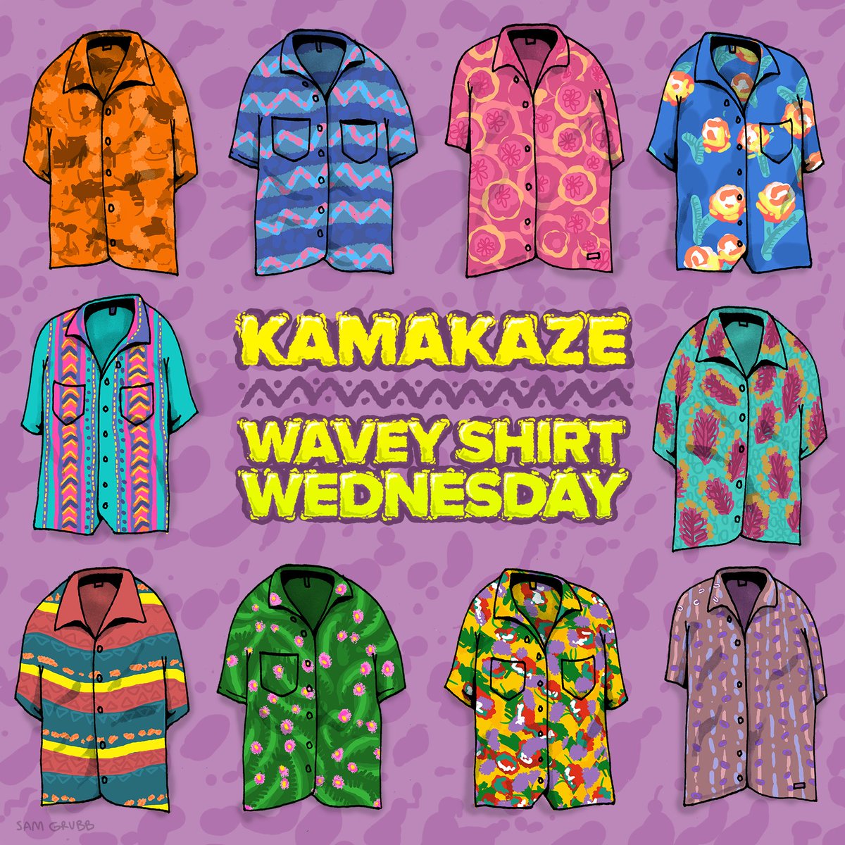 KamakazeLC's tweet photo. WAVEY SHIRT WEDNESDAY OUT NOW

https://t.co/mg09uUxVu5 https://t.co/DLM6AycwwD
