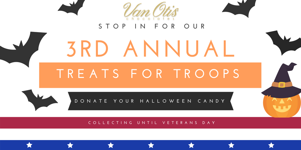 VanOtis's tweet photo. Stop in now until Veterans Day to donate candy with the support of Operation Care for Troops! https://t.co/pc7Ba2i98J https://t.co/tCB4NUghgv