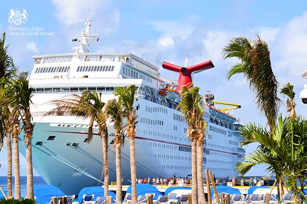 TCIGO's tweet photo. #TCI continues to be Open For Business, as Grand Turk returns to greater normality w/ the arrival of first cruise ship since #HurricaneIrma. https://t.co/yqxxw7OKip