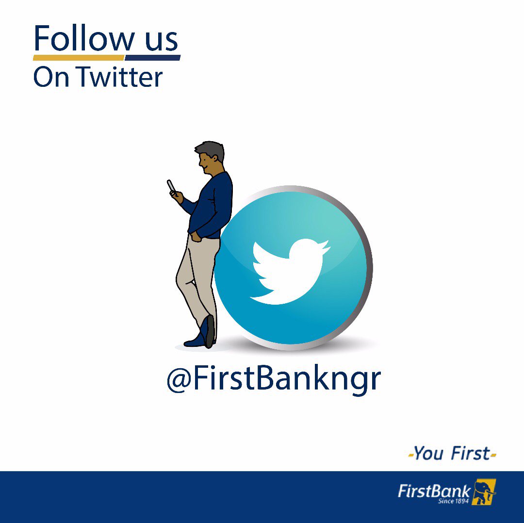 FirstBankngr's tweet photo. Follow @FirstBankngr on Twitter to win amazing prizes everyday. The 100th retweet on this post gets FREE airtime! #YouFirst #FollowFirstBank https://t.co/jHijJHnsdy