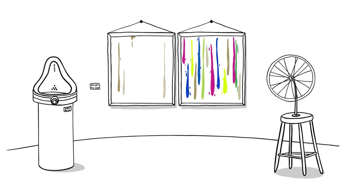 Can you imagine a pooping bird become an artist? #OhMoreTV #NaghmehFarzaneh for her #inspiration video. buff.ly/2lyu8ql #Animation