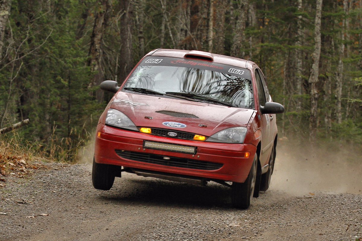 Rally_America's tweet photo. Erik Hill and Matt Solka in a 2001 Ford Focus at Lake Superior Performance Rally 2017. Photo: Scott Rains #lspr17 https://t.co/AGBt6Ev4kg