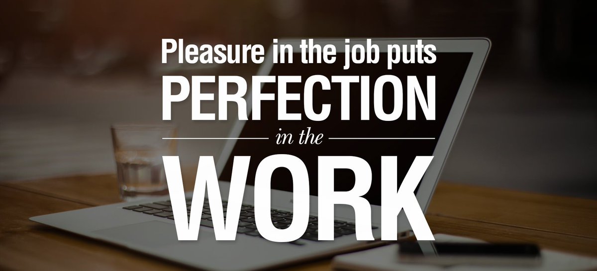 IBEXBECKLEY's tweet photo. Pleasure in the job puts PERFECTION in the WORK.

#IBEXGLOBAL #QUOTEOFTHEDAY #CAREERSATIBEX https://t.co/0pXghgccRh