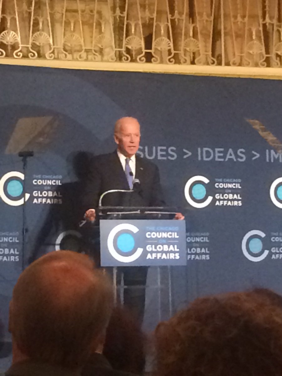 JenniferJoe_'s tweet photo. "We can't wait for others to write the future we hope to see." - @JoeBiden @ChicagoCouncil https://t.co/2xaiQ6ox9u