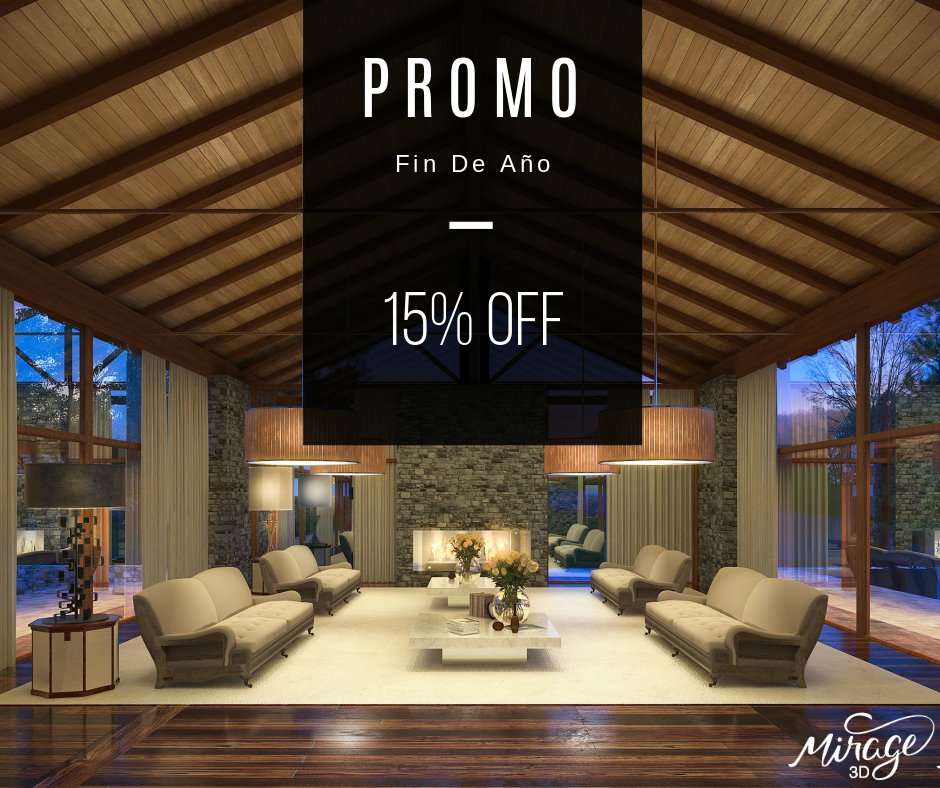 mirage3d_render's tweet photo. Aprovecha la promocion de fin de año:
➡ ¡15% de descuento en #renders!
comunicate con nosotros para mas info: info@mirage3d.net 📧
#Mirage3D https://t.co/1O6Wv5J411