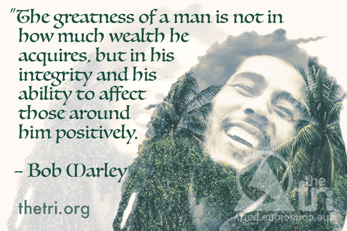 conscious words to live by, find out more at thetri.org