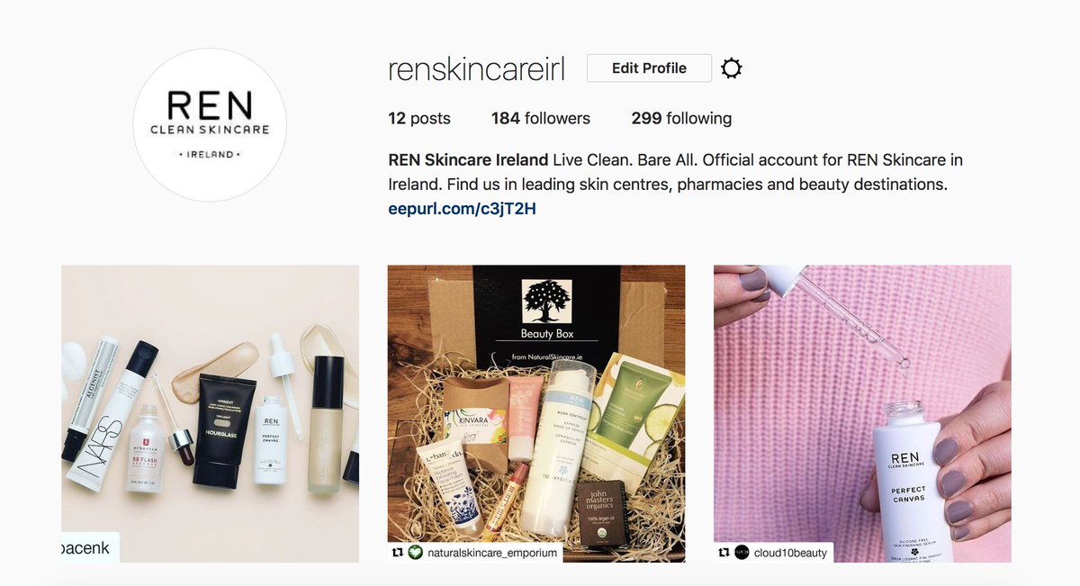 BlueSkyProducts's tweet photo. We're busy working on something exciting for REN Skincare Ireland - head on over to our REN Instagram to be the first to find out! https://t.co/LFAeAMK7Co