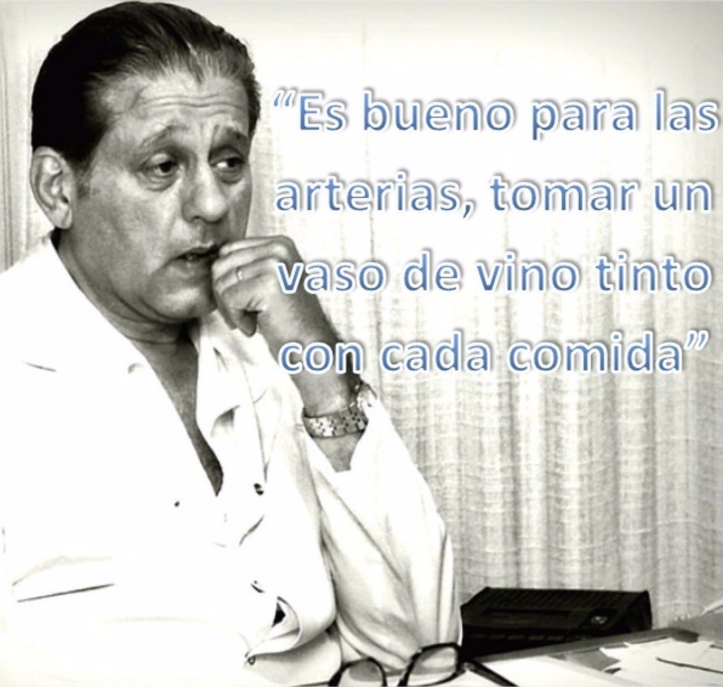 ¿Quién dijo que el vino es insalubre? 
#NoMatenAlVino! 🍇🍷
#NoAlImpuestoAlVino
#PerdonRene