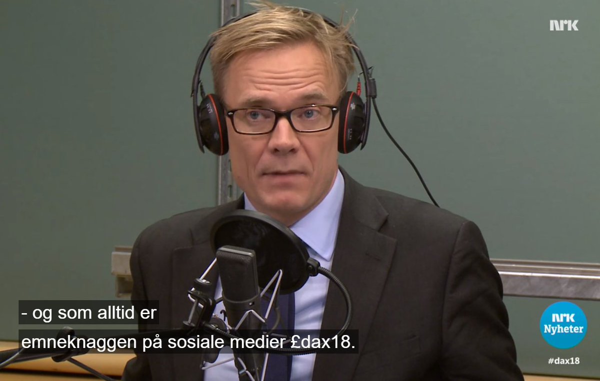 Skjønner at <a href="/NRKesp1/">Espen Aas</a> savner Storbritannia når han bruker symbolet for pund som emneknagg. #Dax18