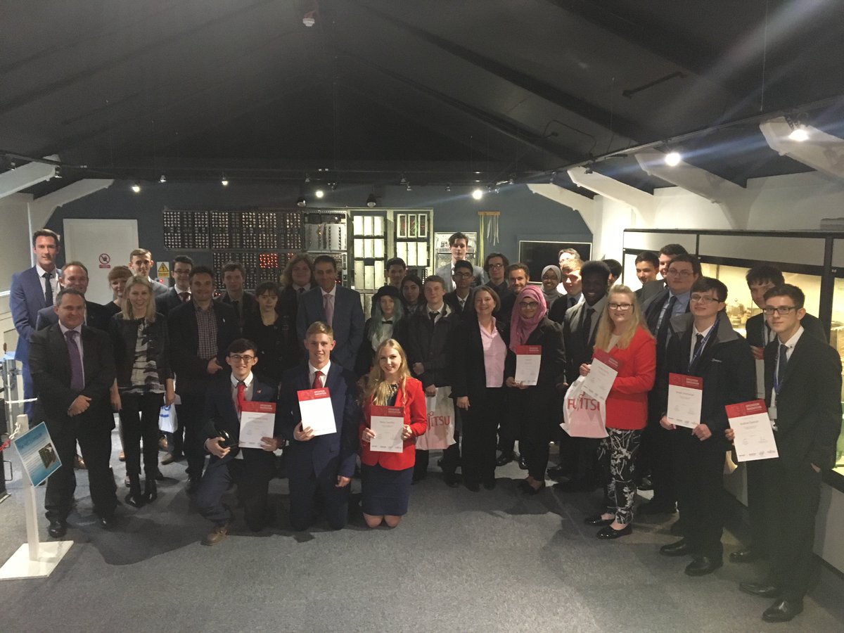 The winners of Fujitsu's Operation Innovation at TNMOC: South Devon college